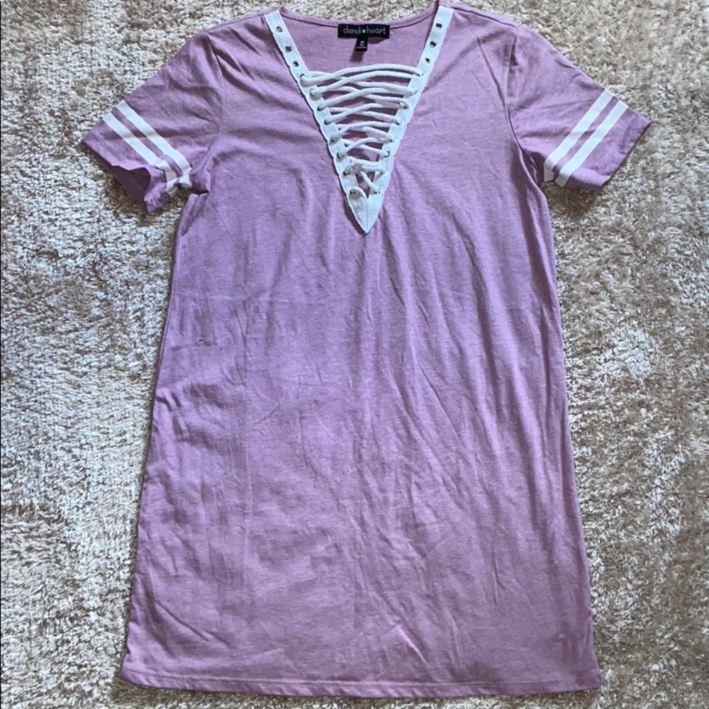 Purple Tshirt Dress